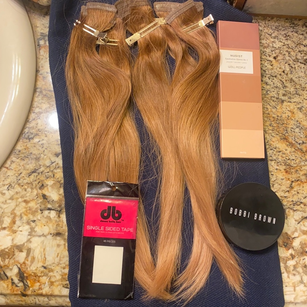 Donna Bella tape hair extensions